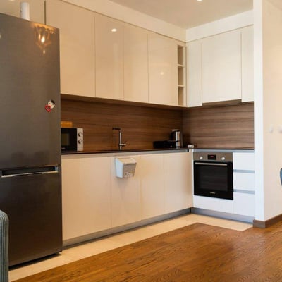 Alquiler de un apartamento amueblado de 3 habitaciones, 82 m², con vista al río, BW Arcadia, Belgrado, Serbia